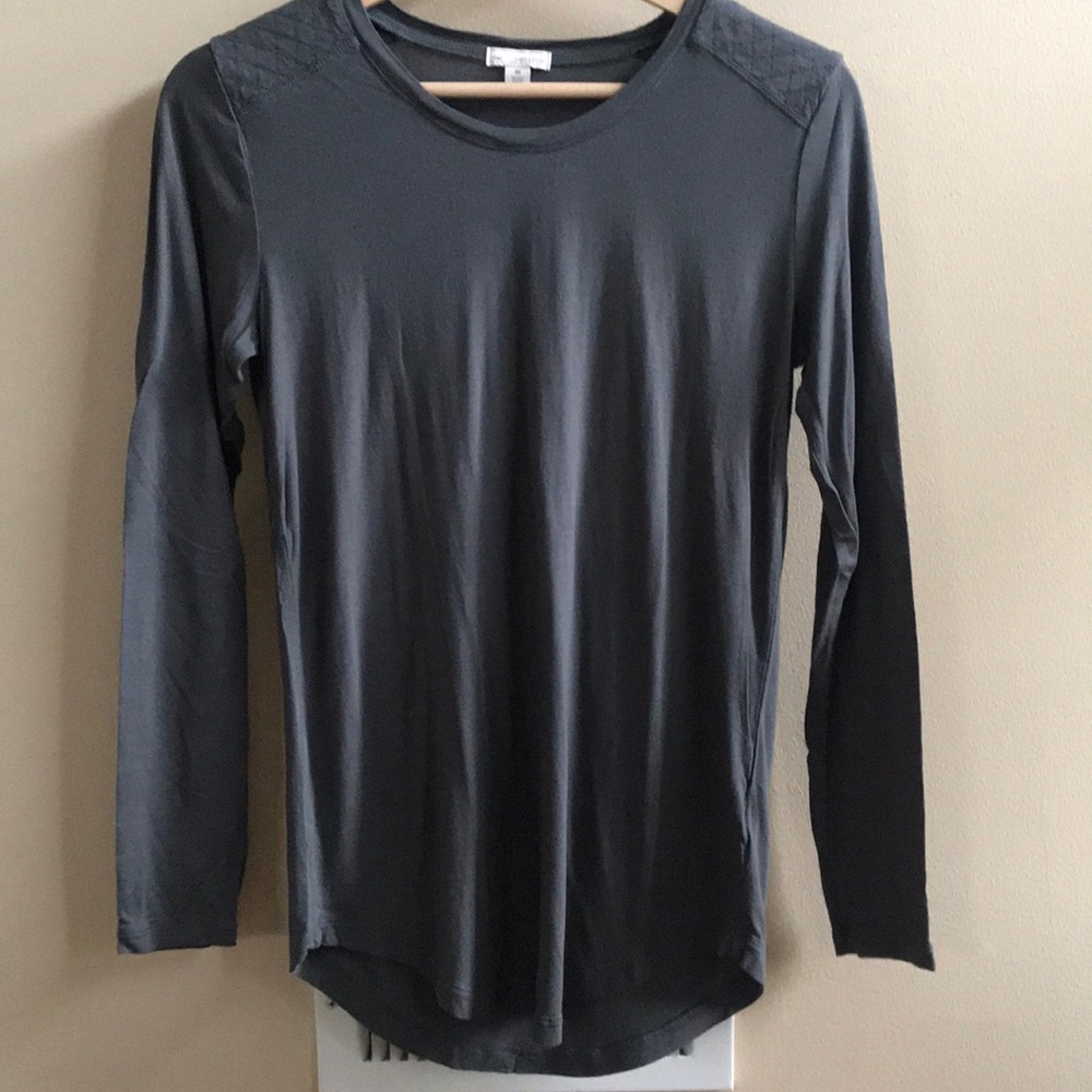 Gap Long Sleeve Charcoal Gray T-Shirt - size XS